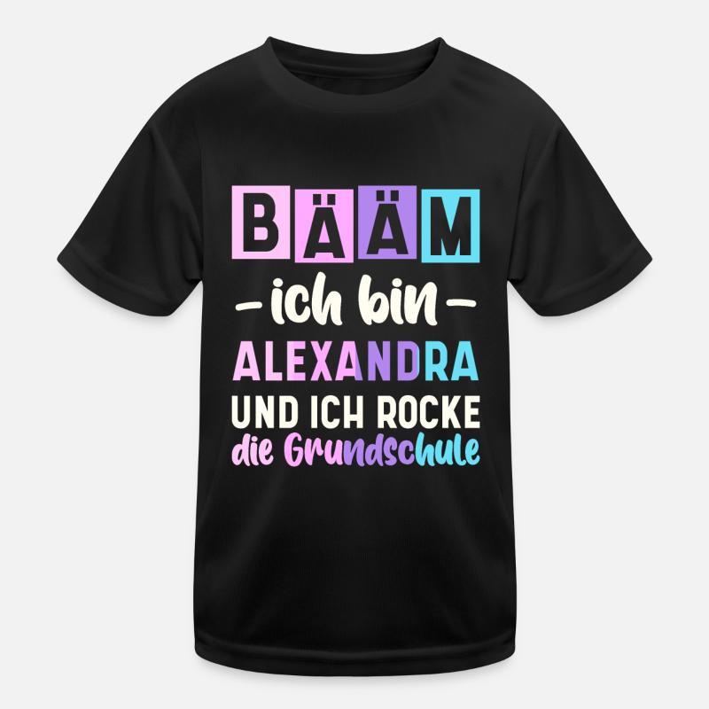 Name Alexandra Geschenk Grundschule Kinder Funktions-T-Shirt