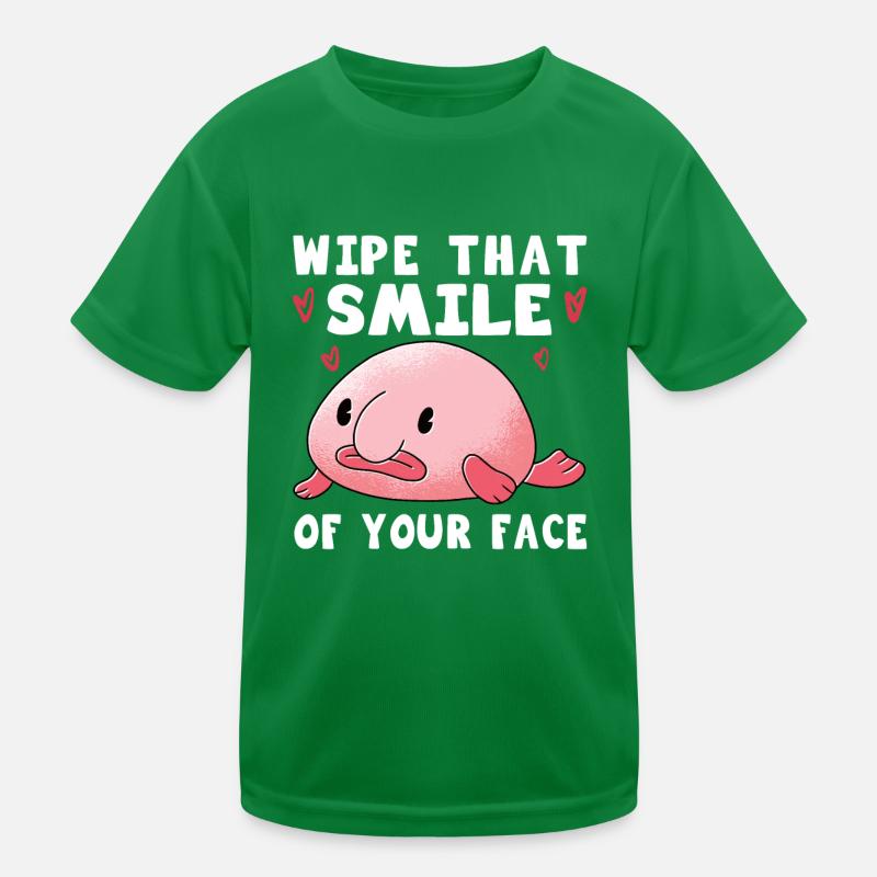 Costume de Blobfish - Visage de poisson Blob laid - T-shirt sport Enfant