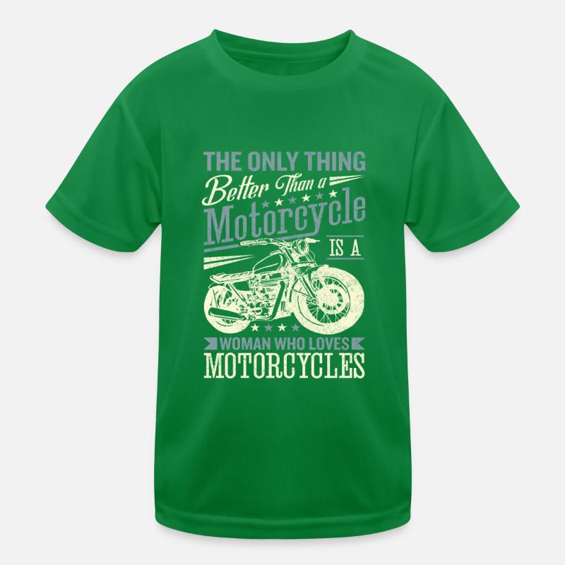 The Only Thing Better Than A Motorcycle Kids Functional T-Shirt