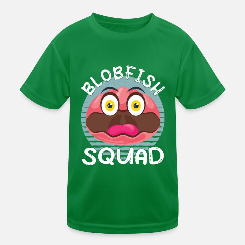 Costume de Blobfish - Visage de poisson Blob laid - T-shirt sport Enfant