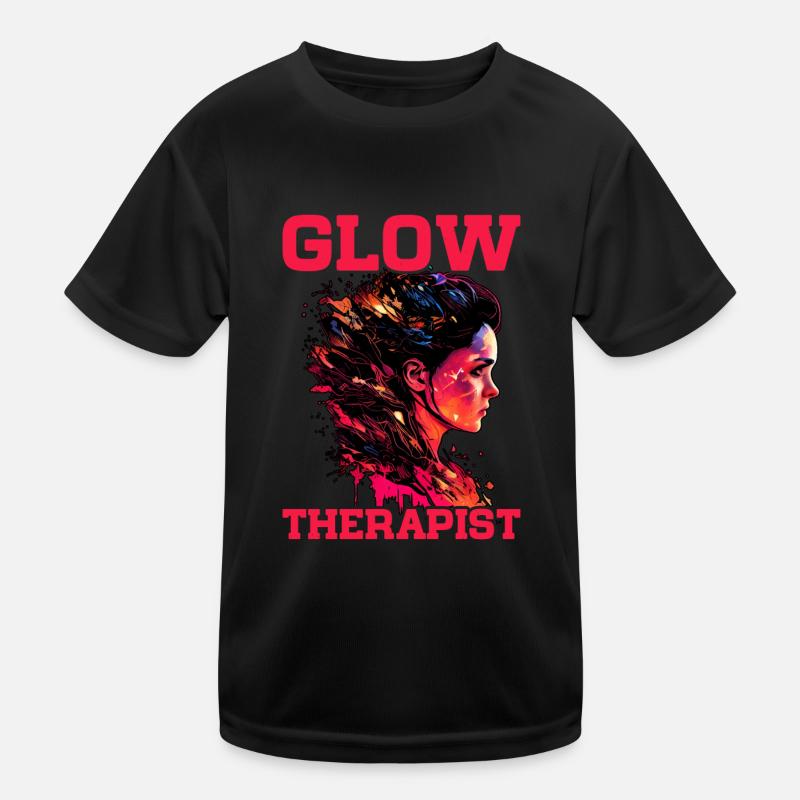 Glow Therapist 6 Kinder Funktions-T-Shirt