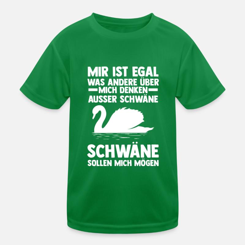 Schwan Kinder Funktions-T-Shirt