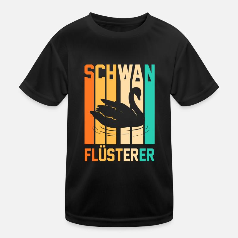 Schwan Kinder Funktions-T-Shirt