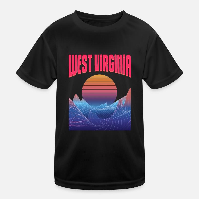 West Virginia Kids Functional T-Shirt