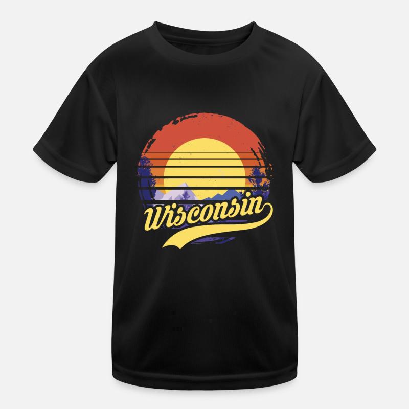 Wisconsin T-shirt sport Enfant