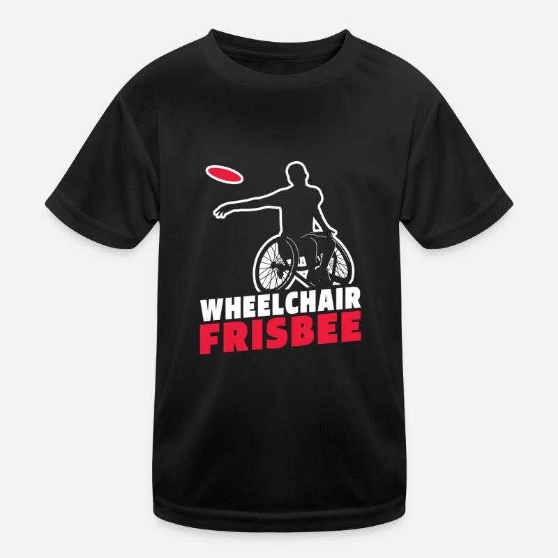 Frisbee Fauteuil roulant T-shirt sport Enfant