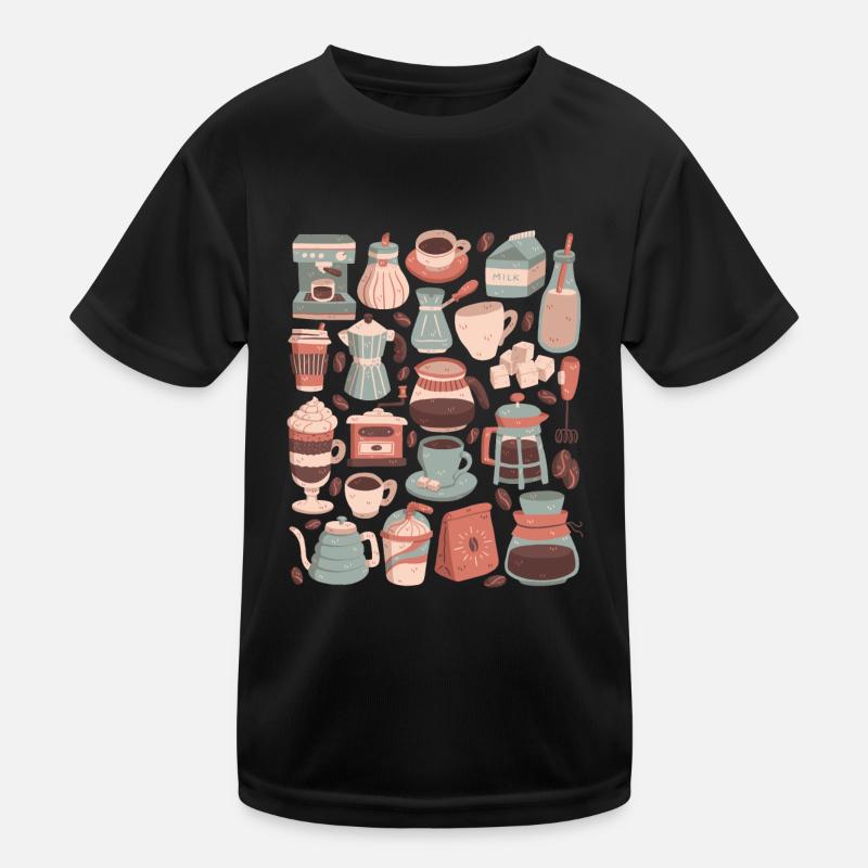 Café T-shirt sport Enfant