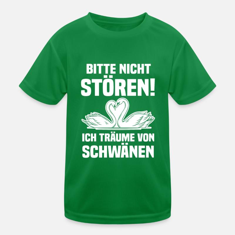 Schwan Kinder Funktions-T-Shirt