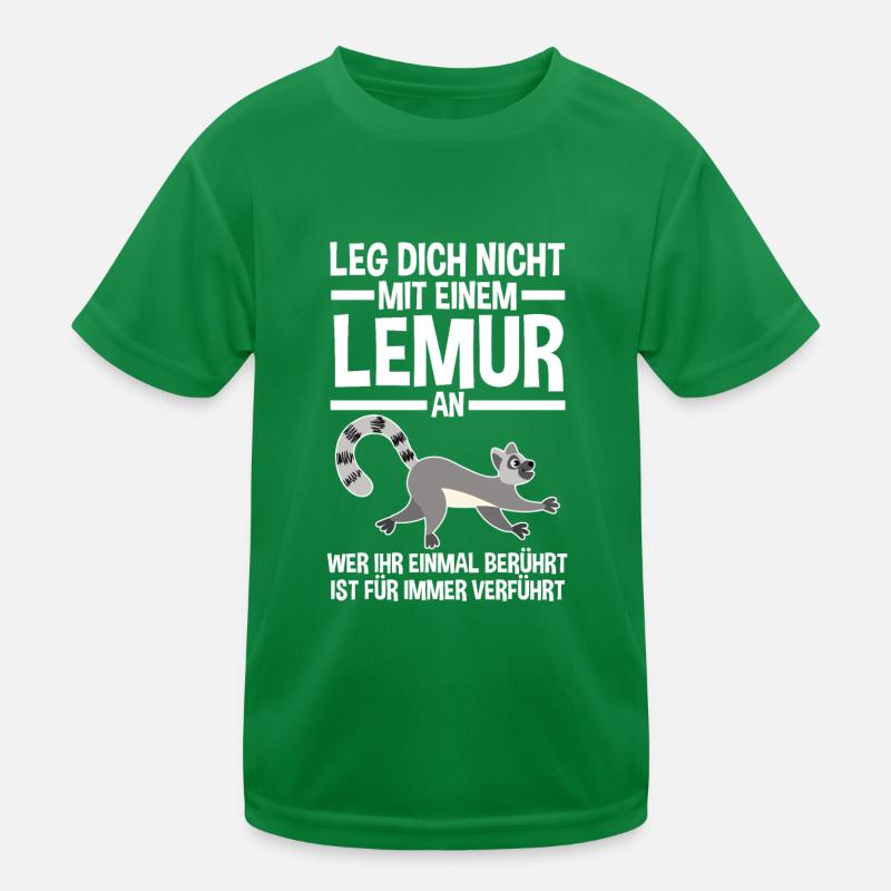 Lemur Kinder Funktions-T-Shirt