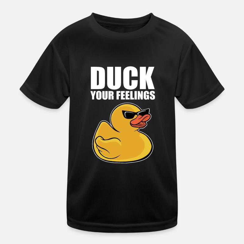 Yellow Bath Duckie Duckling Cool Rubber Duck Your Kids Functional T-Shirt