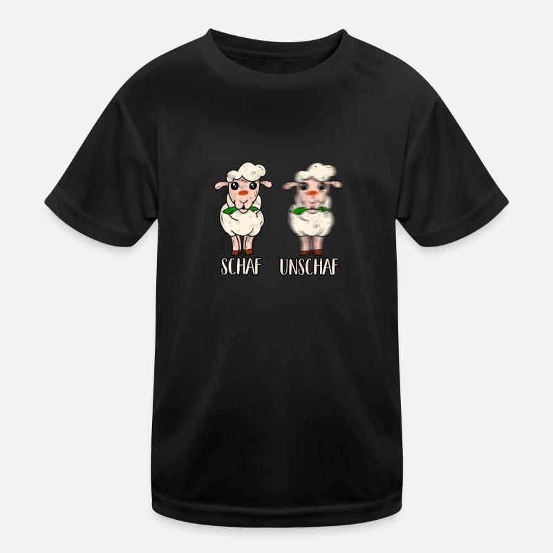 SCHAF UNSCHAF - Tiere Kinder Funktions-T-Shirt