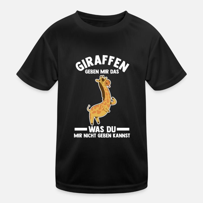 Giraffe Giraffen Kinder Funktions-T-Shirt