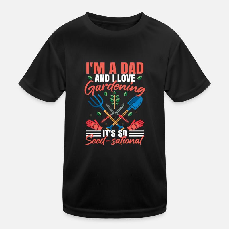 Blague de papa de jardinage T-shirt sport Enfant