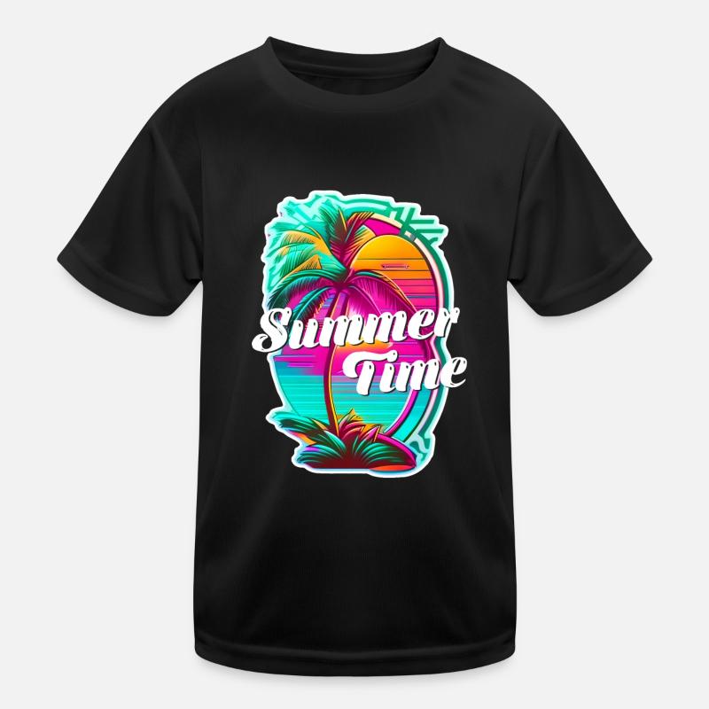 Sommerzeit - Strand und Sommer Kinder Funktions-T-Shirt