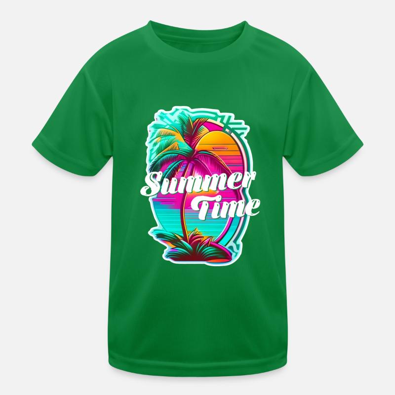 summer time - plage et été T-shirt sport Enfant