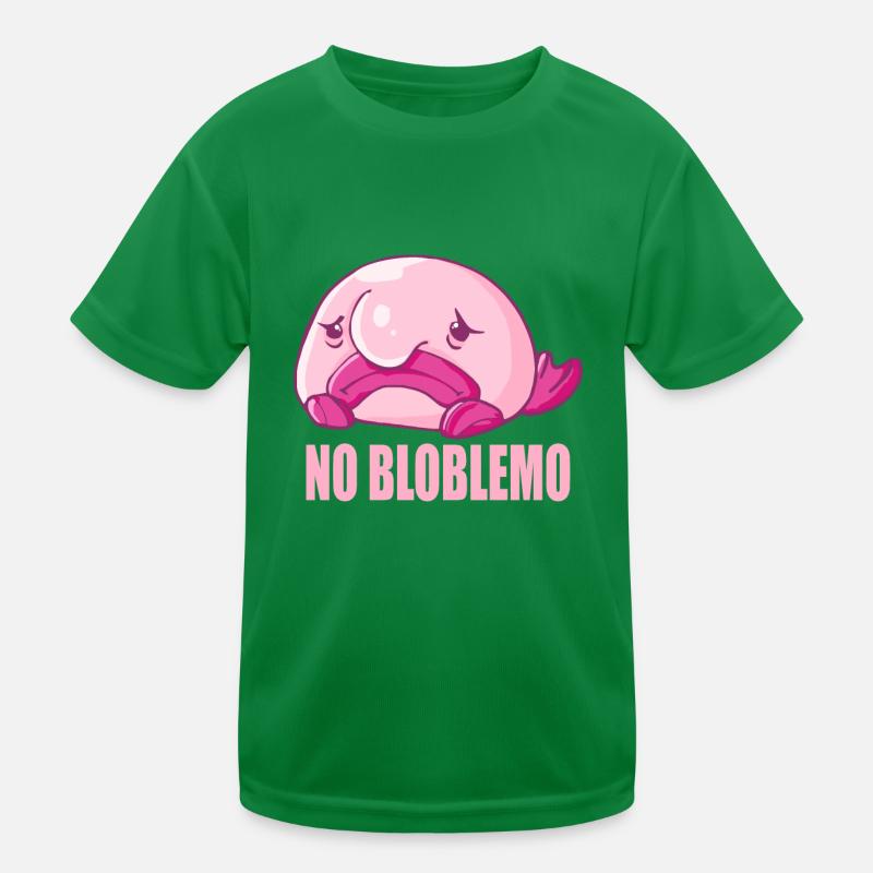 Costume de Blobfish - Visage de poisson Blob laid - T-shirt sport Enfant