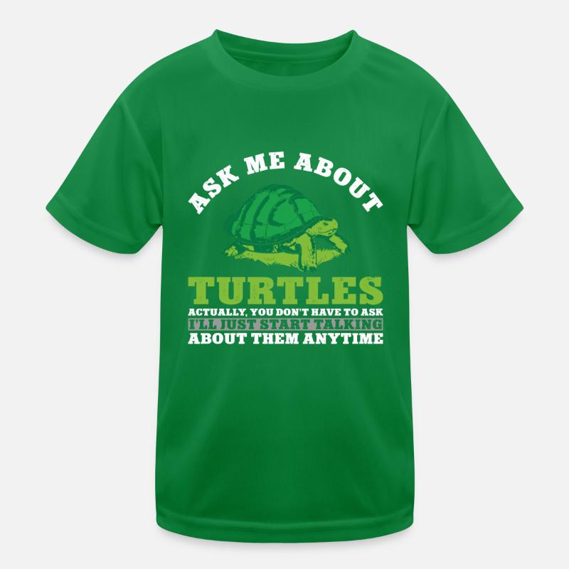 Tortue de mer Demandez-moi à propos de T-shirt sport Enfant