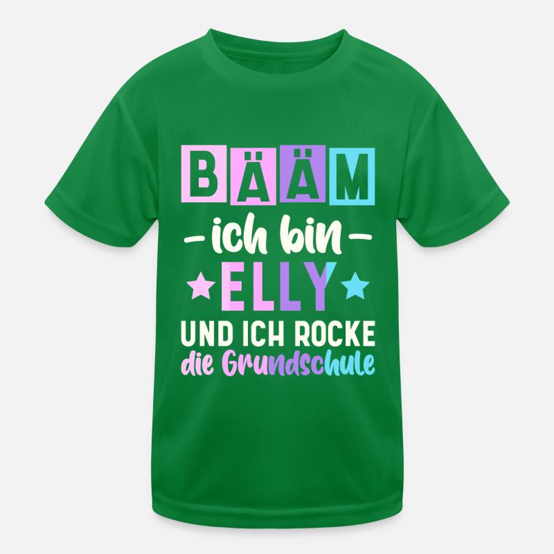 Name Elly Geschenk Grundschule Kinder Funktions-T-Shirt