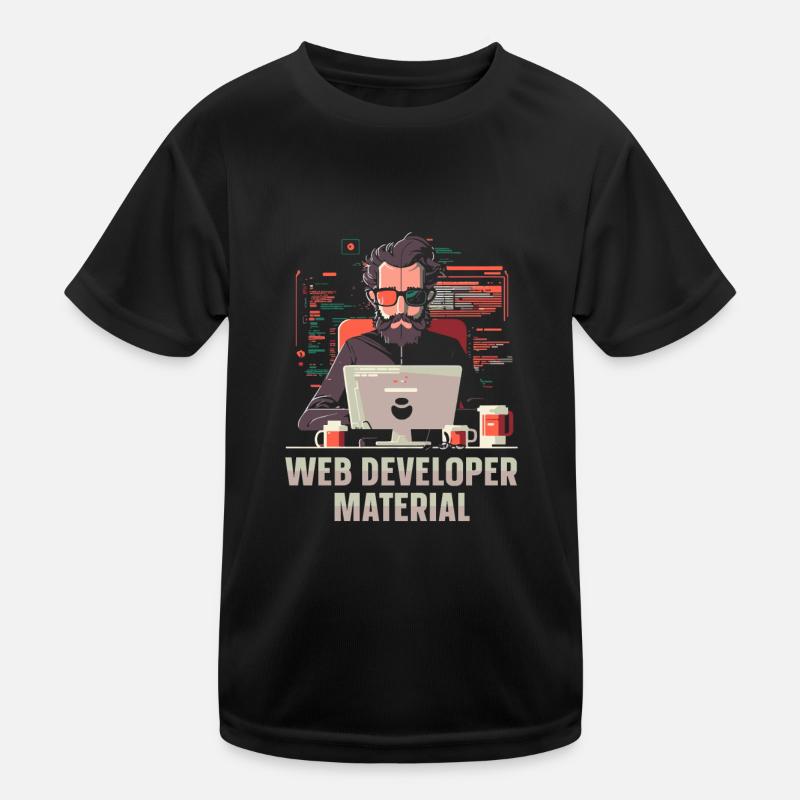 Web Entwickler Webdeveloper Cool Kinder Funktions-T-Shirt