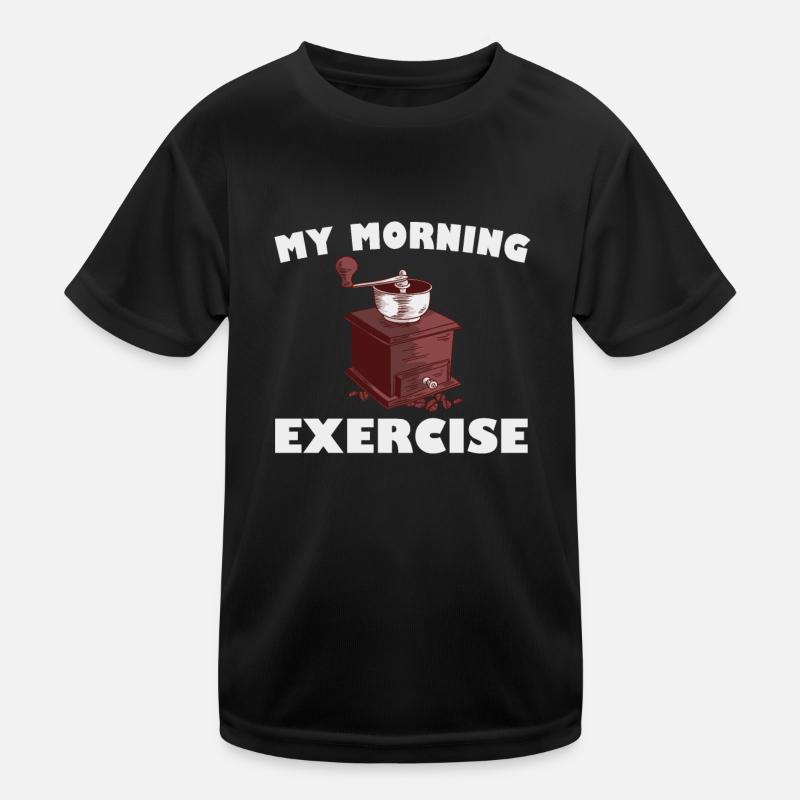 Coffee Grinder Coffee Grinding Kids Functional T-Shirt