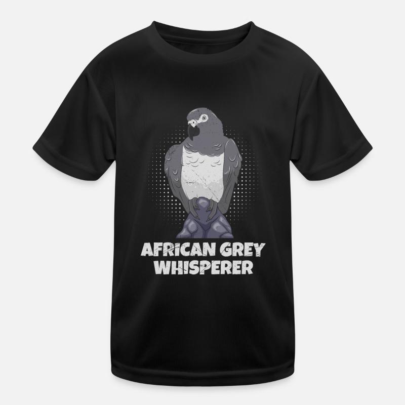 Grey Parrot Whisperer African Grey Whisperer Kids Functional T-Shirt