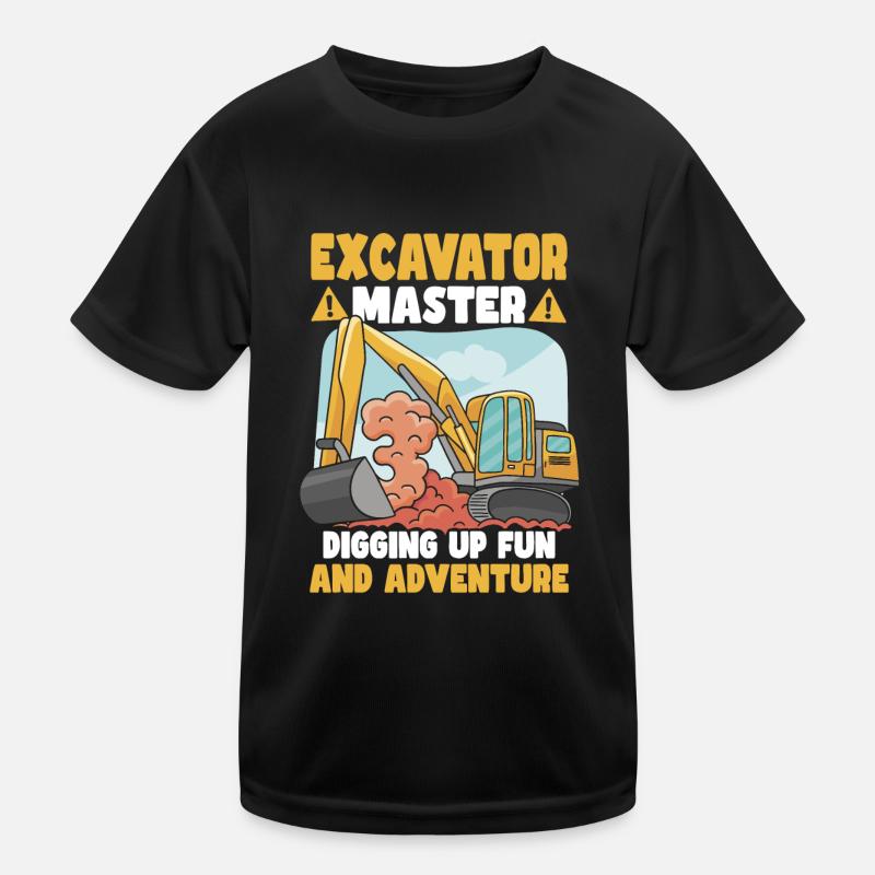 Bagger-Meister Kinder Funktions-T-Shirt