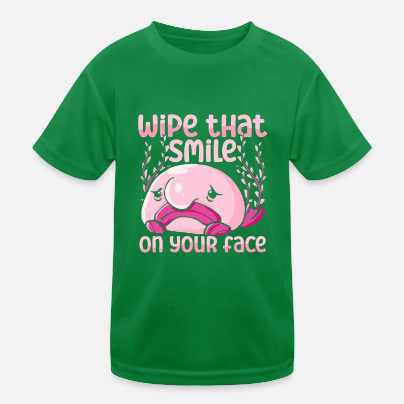 Costume de Blobfish - Visage de poisson Blob laid - T-shirt sport Enfant