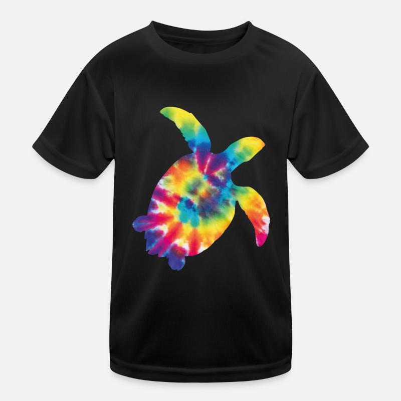 Tortue de mer Tortoise Tie Dye T-shirt sport Enfant