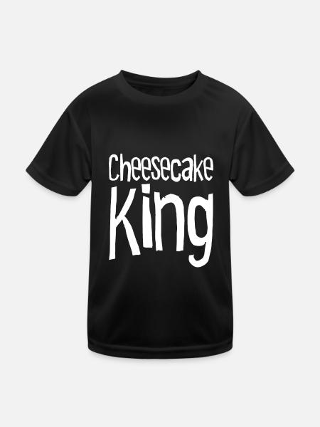 Cheesecake King - Kids Functional T-Shirt - black - Front