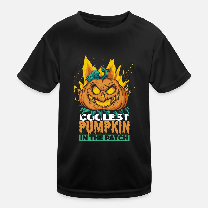 Halloween La citrouille la plus cool du patch T-shirt sport Enfant