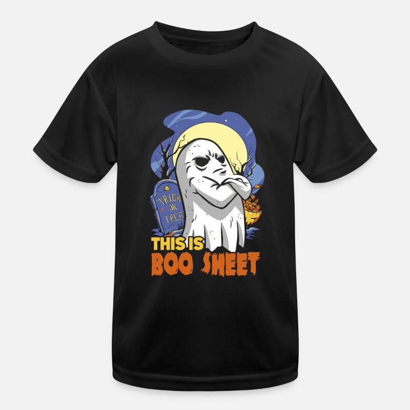 Drôle de fantôme Halloween T-shirt sport Enfant