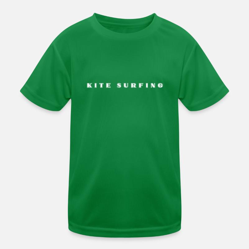 Lettrage de kite surf T-shirt sport Enfant