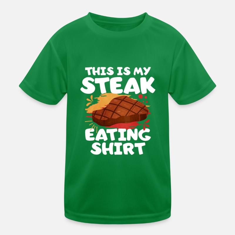 Steak Kids Functional T-Shirt