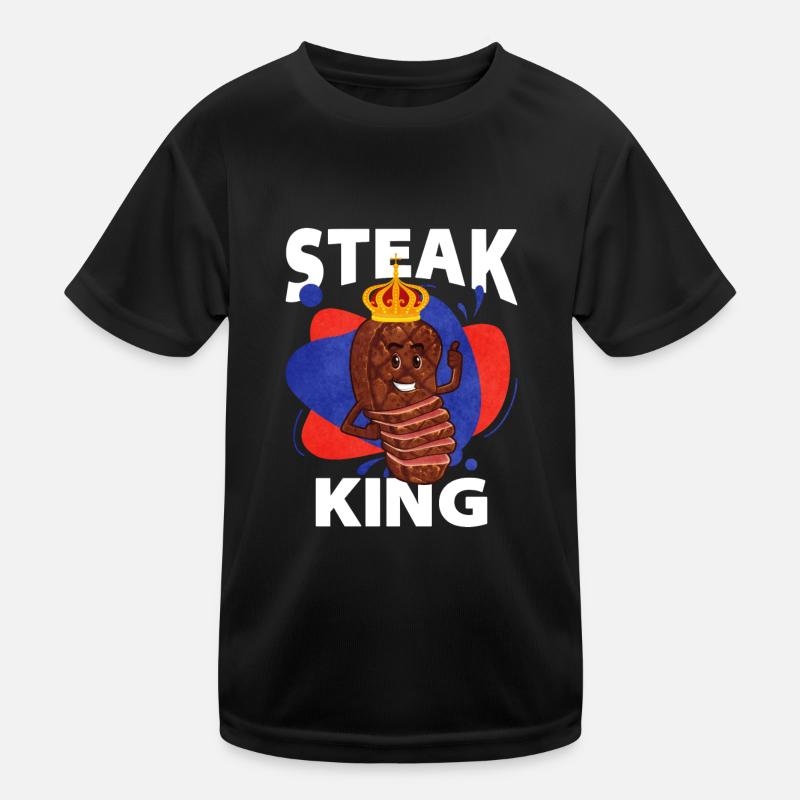 Steak Kids Functional T-Shirt