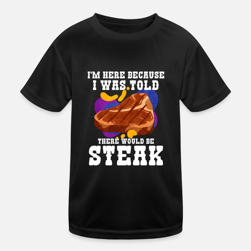 Steak Kids Functional T-Shirt
