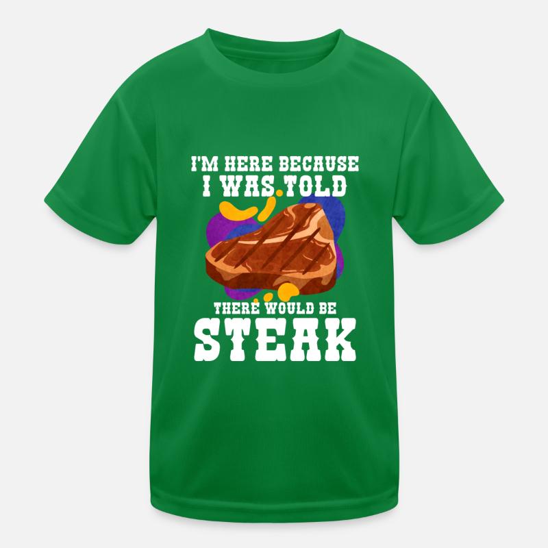 Steak Kids Functional T-Shirt