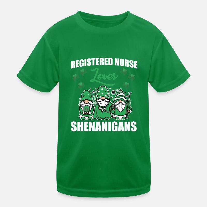 Infirmière autorisée Saint-Patrick T-shirt sport Enfant