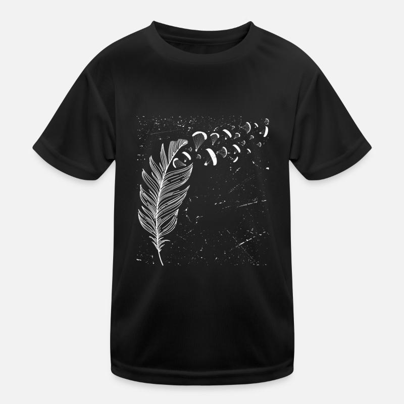 Paragliding Flight Dandelion Paragliding Pilots Kids Functional T-Shirt