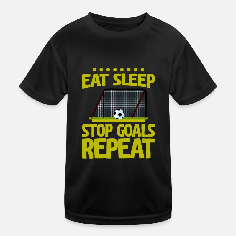 Manger Dormir Arrêter les objectifs Répéter 4 T-shirt sport Enfant