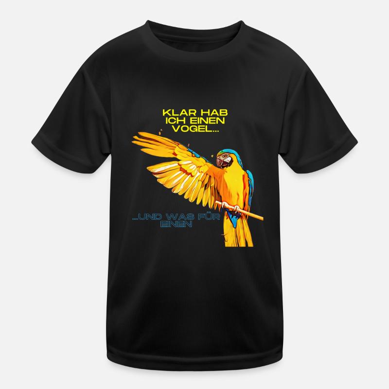 KlarHabIchEinenVogel Kinder Funktions-T-Shirt
