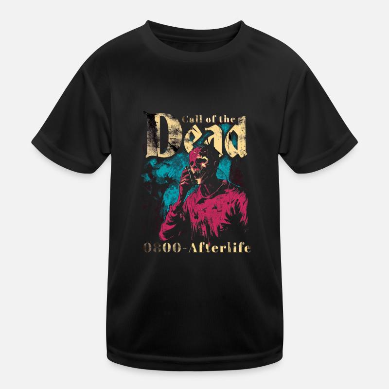 Zombie-Horror-Ruf Kinder Funktions-T-Shirt