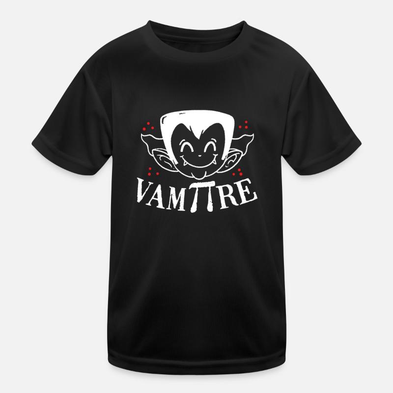 Vampire mathématique à Halloween T-shirt sport Enfant