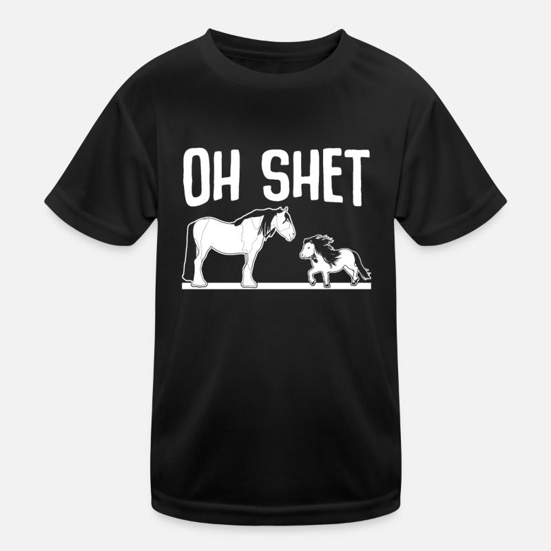 Poney Shetland et cheval Poney Shetland T-shirt sport Enfant