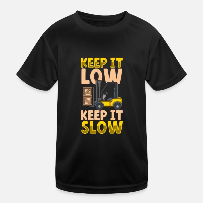 Forklift Driver Warehouse Forklift Kids Functional T-Shirt