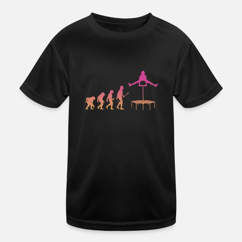 Evolution Trampoline Trampoline Kinder Funktions-T-Shirt