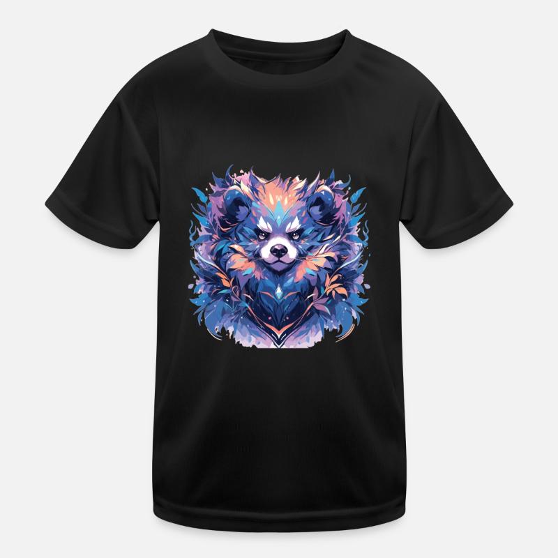 Panda Panda Head Panda Bear Panda Panda Baby Kids Functional T-Shirt