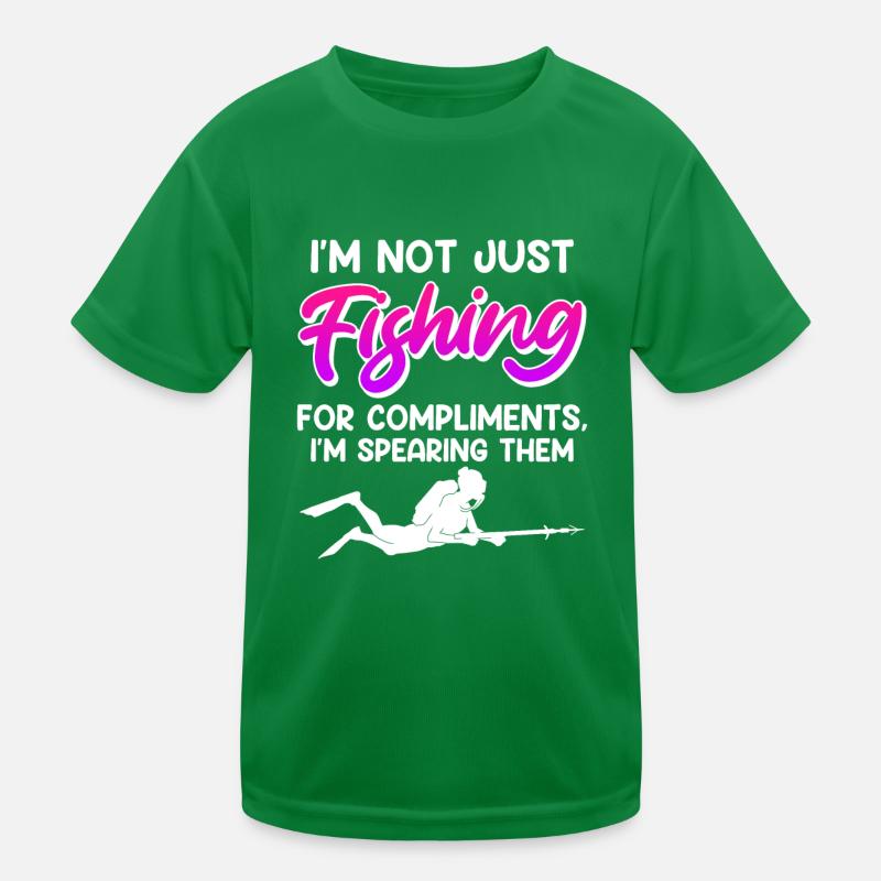 Speerfischen ne se contente pas de pêcher les compliments T-shirt sport Enfant