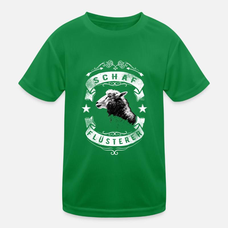 Schafflüsterer - Schaf Silhouette Kinder Funktions-T-Shirt