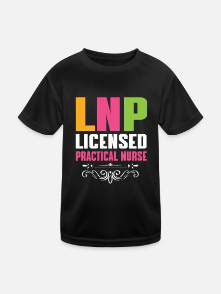 Licensed Practical Nurse - Kids Functional T-Shirt - black - Front