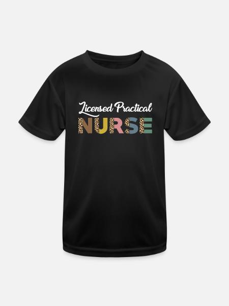 Licensed Practical Nurse Gift - Kids Functional T-Shirt - black - Front